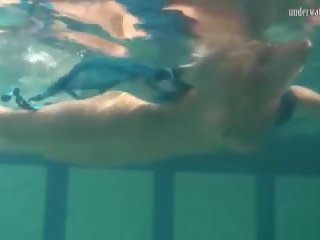 Blonde Feher with Big Firm Tits Underwater: Free HD sex clip fa