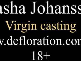 Masha Johansson Virgin’s First Casting on Camera: xxx clip ae
