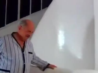 The Quick Handjob On Stairs