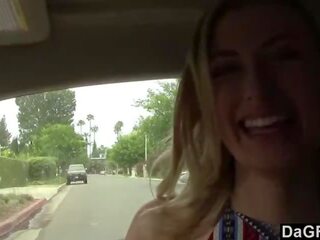 Desirable Hitchhiker Sucks penis for a Ride dirty clip clips