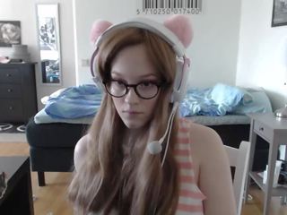 Gamer girl movies off her cosplay and rides her dildo